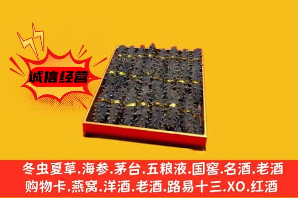 齐齐哈尔龙沙回收海参